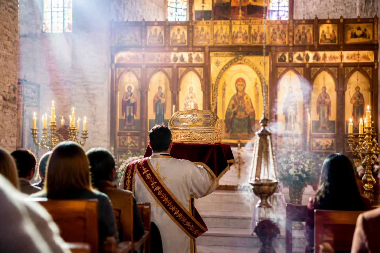 Υποδοχή των ιερών λειψάνων του Οσίου Αρσενίου στην Κιάφα των Ιωαννίνων
