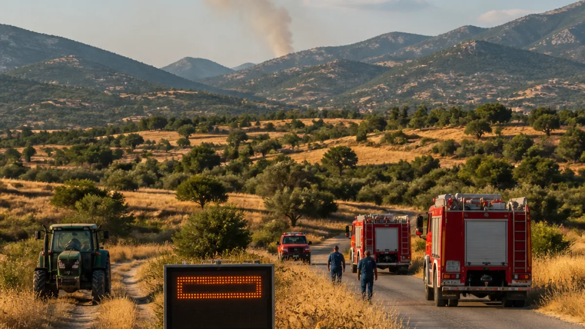 Υψηλός κίνδυνος φωτιάς στην Άρτα: έκκληση για αυξημένη προσοχή από τον Δήμο